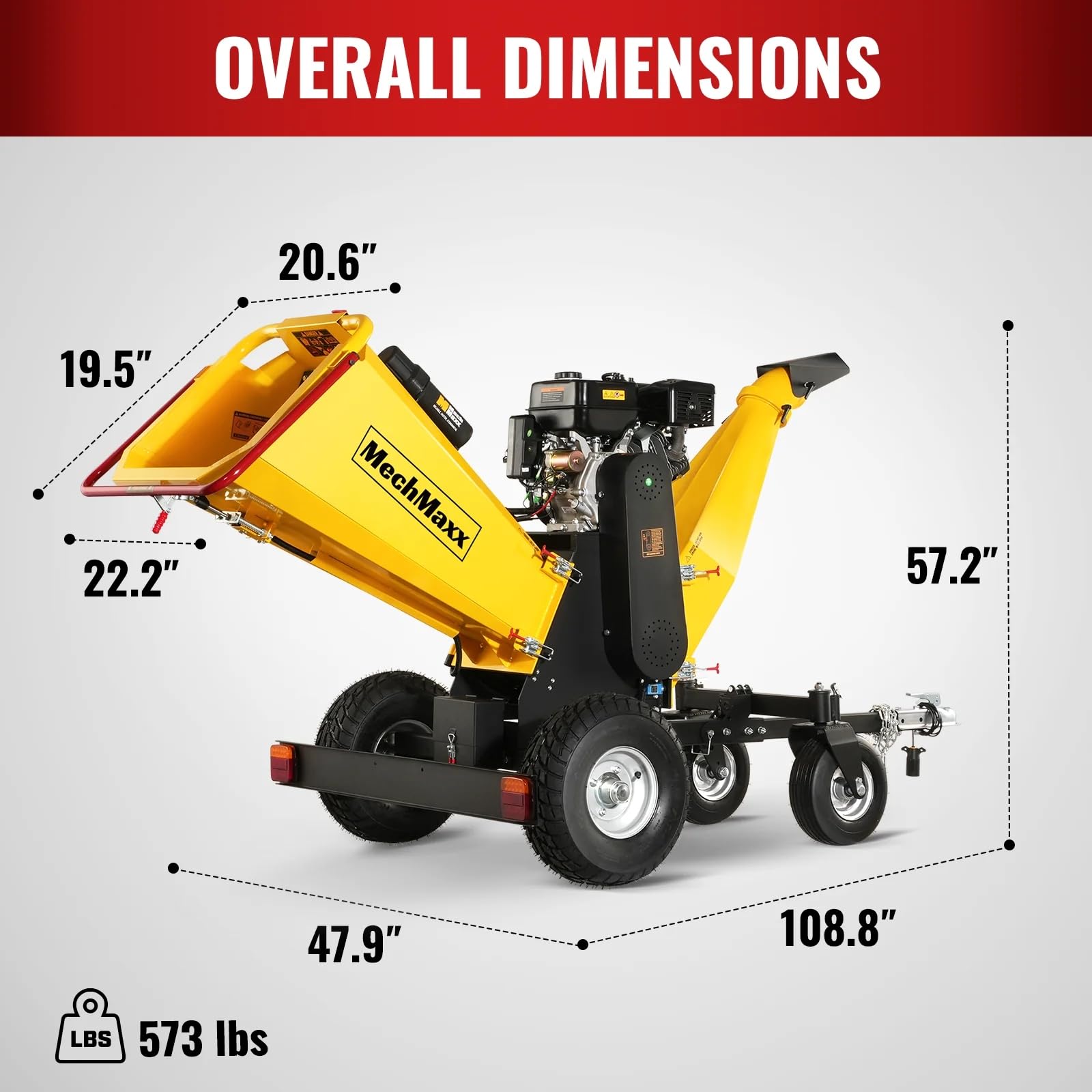 mayupeach Amazon.com : MechMaxx 6 inch DUCAR 420cc 15hp E-Start Gas Powered